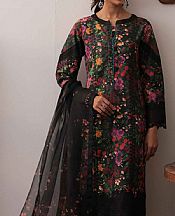 Emaan Adeel Black Khaddar Suit- Pakistani Winter Clothing