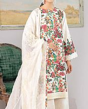 Emaan Adeel White Khaddar Suit- Pakistani Winter Dress