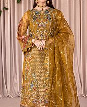 Emaan Adeel Reno Sand Organza Suit- Pakistani Designer Chiffon Suit