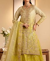Lime Green Organza Suit