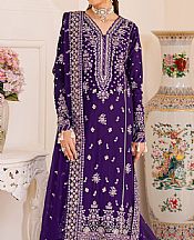 Purple Chiffon Suit