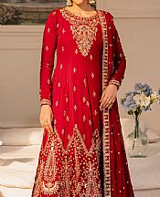 Red Chiffon Suit
