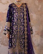 Indigo Velvet Suit