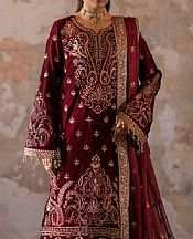 Maroon Velvet Suit