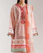 Ethnc Light Pink Lawn Suit- Pakistani Designer Lawn Suits