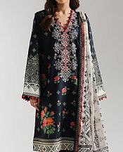 Ethnc Black Lawn Suit- Pakistani Lawn Dress