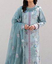 Ethnic Baby Blue Lawn Suit- Pakistani Designer Lawn Suits
