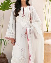 Ethnic Off-white Lawn Suit- Pakistani Lawn Dress