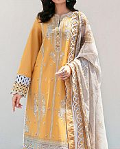 Ethnic Mustard Lawn Suit- Pakistani Designer Lawn Suits