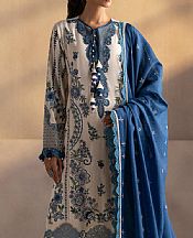 Ethnc Off-white Lawn Suit- Pakistani Lawn Dress