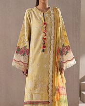 Ethnc Yellow Lawn Suit- Pakistani Designer Lawn Suits