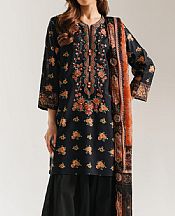 Ethnc Black Lawn Suit- Pakistani Lawn Dress