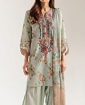Ethnc Sea Mist Lawn Suit- Pakistani Designer Lawn Suits