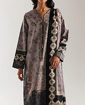 Ethnc Pale Purple Lawn Suit- Pakistani Lawn Dress