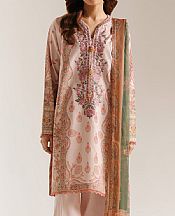 Ethnc Pale Pink Lawn Suit- Pakistani Lawn Dress