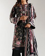 Ethnc Black Lawn Suit- Pakistani Lawn Dress