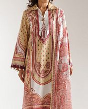 Ethnc Sand Gold Lawn Suit- Pakistani Designer Lawn Suits