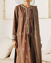 Coffee Brown Viscose Suit- Pakistani Winter Clothing