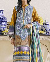 Mustard/Off-white Khaddar Suit- Pakistani Winter Dress