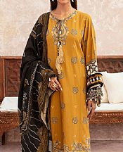 Ethnic Mustard Khaddar Suit- Pakistani Winter Clothing
