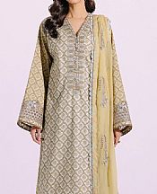 Ethnic Pale Green Lawn Suit- Pakistani Lawn Dress