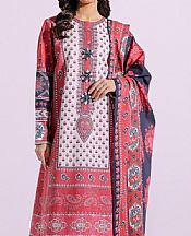 Ethnic Carmine Pink Lawn Suits- Pakistani Designer Lawn Suits