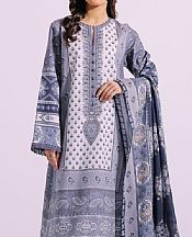 Ethnic Cadet Grey Lawn Suit- Pakistani Lawn Dress