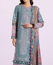 Ethnic Light Turquoise Lawn Suit- Pakistani Designer Lawn Suits