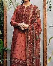 Ethnic Rust Lawn Suit- Pakistani Designer Lawn Suits
