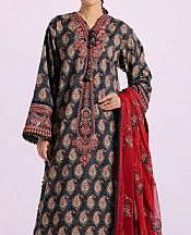 Ethnic Black Lawn Suit- Pakistani Lawn Dress