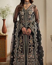 Fabiha Fatima Black Net Suit- Pakistani Chiffon Dress