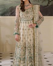 Fabiha Fatima Ivory Net Suit- Pakistani Designer Chiffon Suit