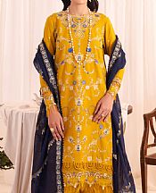 Faiza Faisal Mustard Lawn Suit- Pakistani Designer Lawn Suits
