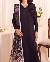 Faiza Faisal Black Lawn Suit- Pakistani Designer Lawn Suits