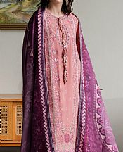 Faiza Faisal Dusty Pink/Plum Khaddar Suit- Pakistani Winter Dress