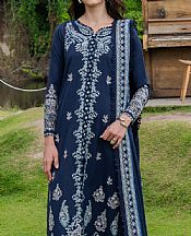 Faiza Faisal Blue Zodiac Karandi Suit- Pakistani Winter Dress