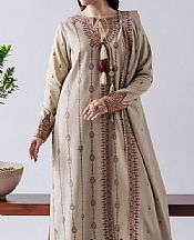Beige Karandi Suit