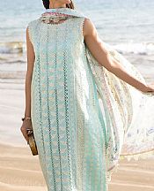 Faiza Faisal Turquoise Lawn Suit- Pakistani Lawn Dress