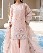 Faiza Faisal Baby Pink Lawn Suit- Pakistani Lawn Dress