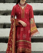 Scarlet Cottel Suit- Pakistani Winter Dress