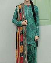 Sea Green Cottel Suit- Pakistani Winter Clothing