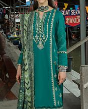 Sea Green Dobby Suit- Pakistani Winter Dress