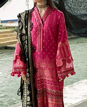 Hot Pink Jacquard Suit- Pakistani Winter Dress