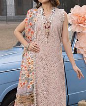 Faiza Faisal Tea Pink Dobby Cotton Suit- Pakistani Designer Lawn Suits