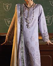 Faiza Faisal Lavender Cotton Suit- Pakistani Designer Lawn Suits