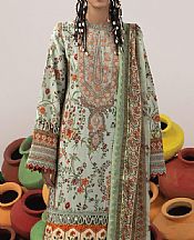 Faiza Faisal Pistachio Green Lawn Suit- Pakistani Designer Lawn Suits