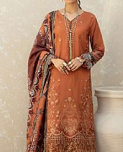 Rust Linen Suit- Pakistani Winter Clothing