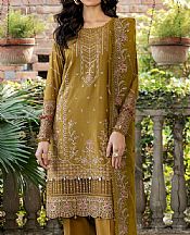 Farasha Lu__ Gold Lawn Suit- Pakistani Lawn Dress