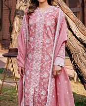 Farasha Pink Lawn Suit- Pakistani Designer Lawn Suits