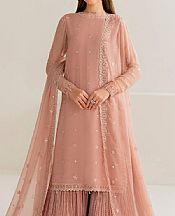 Farasha Sea Pink Chiffon Suit- Pakistani Chiffon Dress